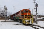 3390 leads the 800 Job in to Genesee Yard after coming over from Saginaw Yard